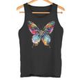バタフライ カラフルな羽 バタフライ 蝶 タンクトップ
