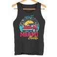 マイアミビーチtシャツ、マイアミ半袖グラフィックデザイン。 タンクトップ