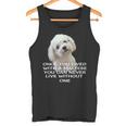 マルチーズ犬愛好家 子犬オーナー 真の愛 引用句デザイン タンクトップ