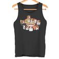 ラーメン寿司パピヨン犬 タンクトップ