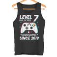 レベル 7 アンロック ビデオゲーム 7歳の誕生日 7歳の男の子 タンクトップ