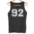 ヴィンテージ スポーツ 数字 92 九十二 タンクトップ