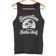 ヴィンテージbaecation With My Better ハーフマッチングカップル 長袖tシャツ タンクトップ