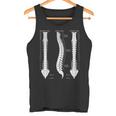 人間の脊椎解剖学カイロプラクティック図 タンクトップ