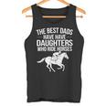 最高の父親には馬に乗る娘がいる 長袖tシャツ タンクトップ
