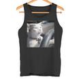 猫のミームtシャツを運転します タンクトップ