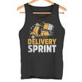 配達 スプリント 配達員 パッケージ 配達 タンクトップ