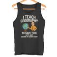 面白い 高校 男性 地理 先生 ティーンエイジャー ジョーク タンクトップ