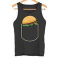 面白いハンバーガー ポケット入り ギフト チーズバーガー ポケット タンクトップ