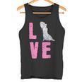 面白い鳥の恋人の贈り物-タイハクオウム タンクトップ