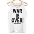 Exclusive War Is Over ご希望の場合限定ブラックプリント 長袖tシャツ タンクトップ