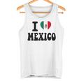I Love Mexico ハートフラッグ レトロ 旅行 お土産 タンクトップ