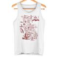 Trendy California Republic Landmarks Map Outlineintage タンクトップ