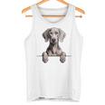 Weimaraner 面白い 覗き見ポケット 子犬 犬好き タンクトップ