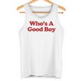 Who's A Good Boy Y2k Aesthetic Trendy タンクトップ