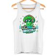クールなブロッコリーdjミュージックパーティーバイブ面白いデザイン。 タンクトップ