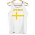 スウェーデンサッカースウェーデン国旗 ファンジャージ タンクトップ
