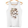 スカルバックプリント。 タンクトップ