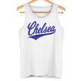 チェルシー ロンドン イングランド バーシティ スクリプト クラシック スポーツ ジャージ タンクトップ