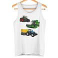 トラクター トラクター コンバインハーベスター 農家 農業 タンクトップ