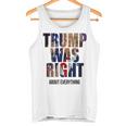 トランプはすべてについて正しかった-トランプ・キス・フラッグ タンクトップ