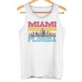 マイアミ フロリダ州 都市景観 お土産 モダン マイアミスカイライン タンクトップ