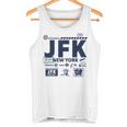 ヴィンテージ ニューヨーク Jfk 空港コード トラベルデイ レトロ Nyc 長袖tシャツ タンクトップ