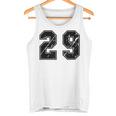 背番号 29 チーム短大スポーツ背番号付きユニフォーム タンクトップ