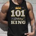 101歳の誕生日王 101歳の誕生日パーティー タンクトップ 彼への贈り物
