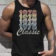 1978年 クラシック ヴィンテージ レトロ スタイル Born In 1978 タンクトップ 彼への贈り物