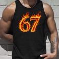 67 Fireixeven Meme Flames スラング 数字 面白い キッズ ティーン 長袖tシャツ タンクトップ 彼への贈り物
