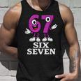 67 シックスセブン 6-7 面白いイタリアンブレインロットゲームスラングミーム タンクトップ 彼への贈り物