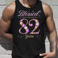82歳の82歳の誕生日bデーパーティーに神に祝福されて タンクトップ 彼への贈り物
