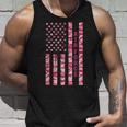 Air Force Military Branch Aviation Pink Camo USA Flag Tank Top Gifts for Him
