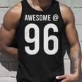 Awesome At 96 面白い96歳の誕生日のお祝いに 長袖tシャツ タンクトップ 彼への贈り物