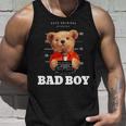 Bad Boy Teddy Bear Graphic tyle Fun タンクトップ 彼への贈り物