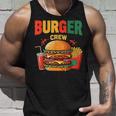 Berger Crew Hamburger Cheeseburger Fast Food Lovers タンクトップ 彼への贈り物