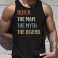 Butch The Man Myth And Legend ファニーネーム カスタマイズ可 タンクトップ 彼への贈り物