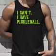 I Can't I Have Pickleball、皮肉、面白いピックルボール タンクトップ 彼への贈り物