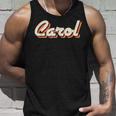 Carol アイデア レトロ ファーストネーム ヴィンテージ キャロル タンクトップ 彼への贈り物