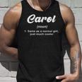 Carol 名詞定義 名前入り キャロル タンクトップ 彼への贈り物