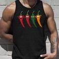 Cayenne Pepper Hot -Colorful Chili Spicy Food Lovers Tank Top Gifts for Him