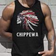 Chippewa ネイティブアメリカン アメリカ国旗 スカルヘッドレス 長袖tシャツ タンクトップ 彼への贈り物