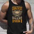 The Craziest Bikers Are Born 1961 Motorcycle 62Th Birthday タンクトップ 彼への贈り物