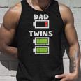 Dad Twins Battery Energy Fathers Day Daddy Papa Men Canotta Regalos para él
