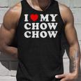 Dog I Love My Chow Chow Chow タンクトップ 彼への贈り物