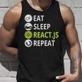 Eatleep ReactJs Repeat Javascriptプログラマー用 タンクトップ 彼への贈り物