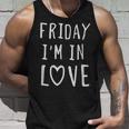 Friday I'm In Love Love デザイン、ハート タンクトップ 彼への贈り物