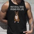 Friend For Life Of Bull Terrier ミニチュアドッグ タンクトップ 彼への贈り物