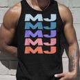 Modern Repeated Text Mj タンクトップ 彼への贈り物